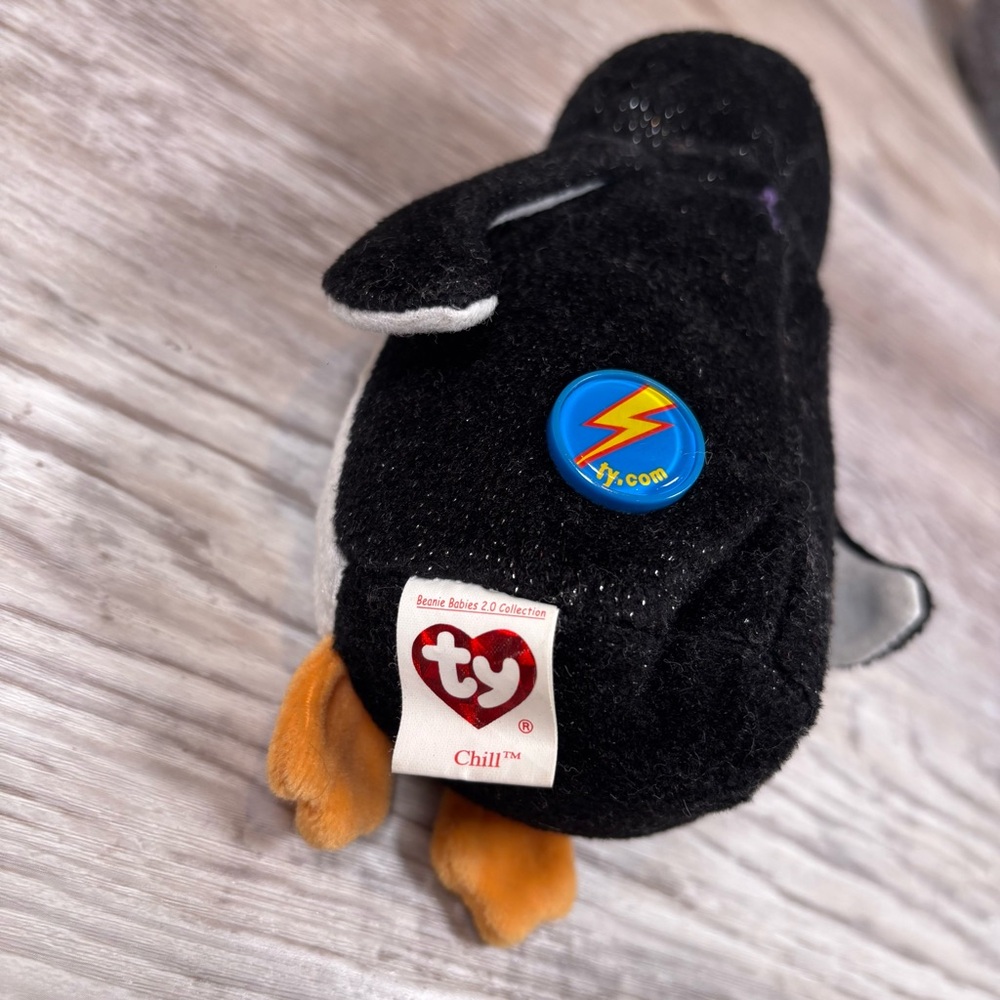 TY Beanie Babies Original Collection Slippery Beanie‎ Babies 2.0 Chill Vintage - Picture 12 of 13